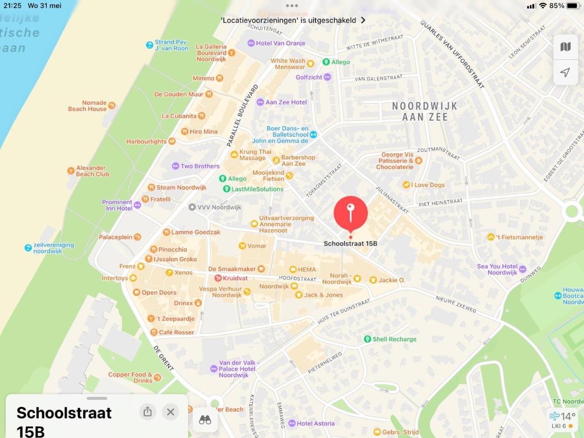 Appartement-Gratis Parkeren -Bij Strand En In Het Centrum Noordwijk Esterno foto
